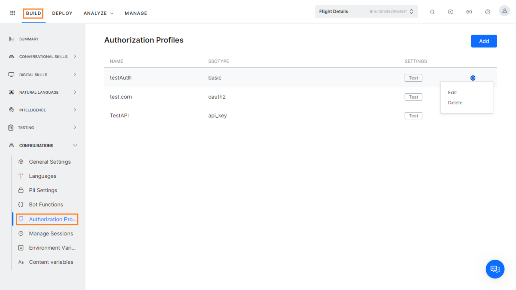Setting Up Authorization using an API Key - Kore.ai Documentation v9-1