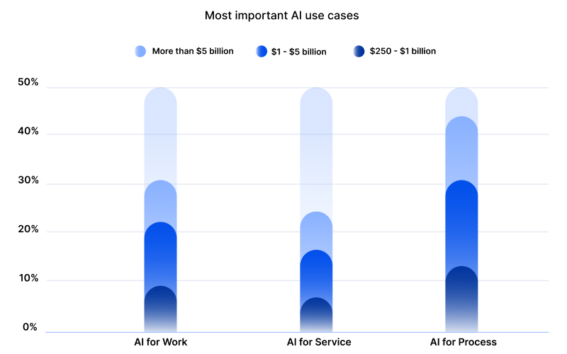 AI Adoption Centers On Process Workplace And Service Functions Across Revenue Bands