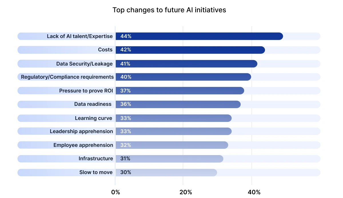 Organizations Top AI Challenges