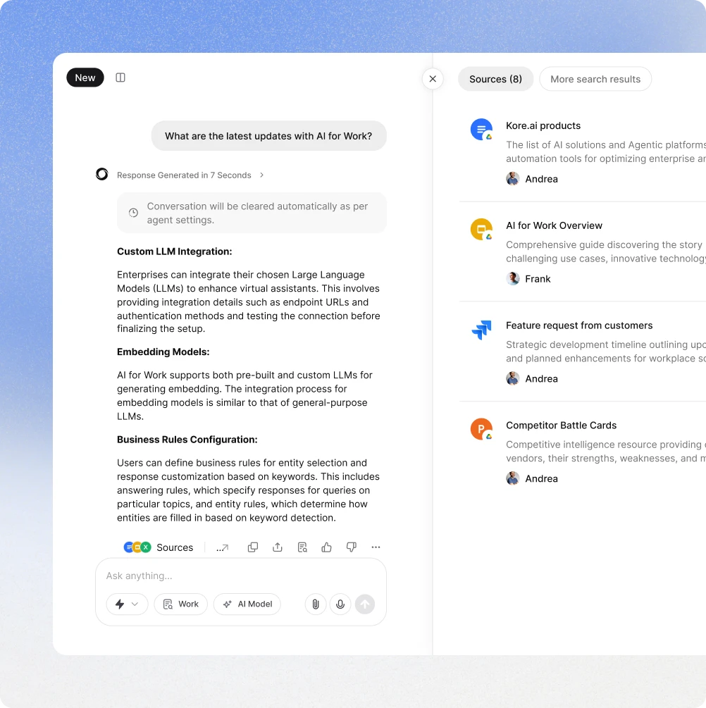 AI For Work Customer Service