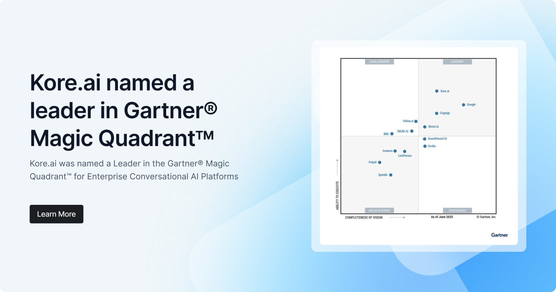 Kore Ai Named A Leader In Gartner Magic Quadrant For Conversational AI Platforms 2 Scaled